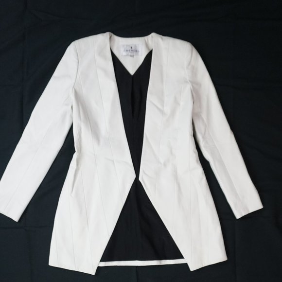 J Mendel Leather Jacket White